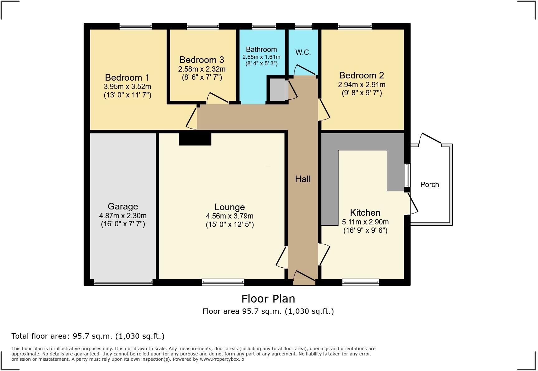Flinders Close, Metheringham floorplan