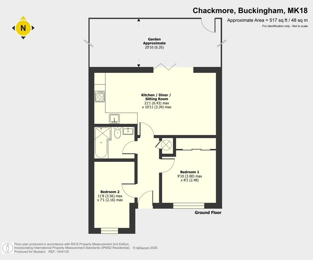 The Maltings, Chackmore, Buckinghamshire, MK18 floorplan