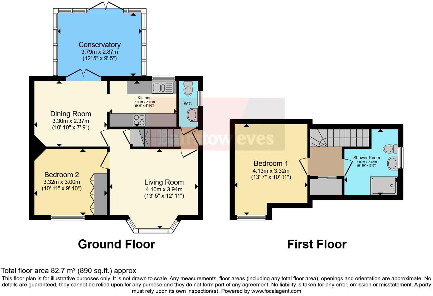 Linden Road, Forest Town, Mansfield, Nottinghamshire, NG19 floorplan