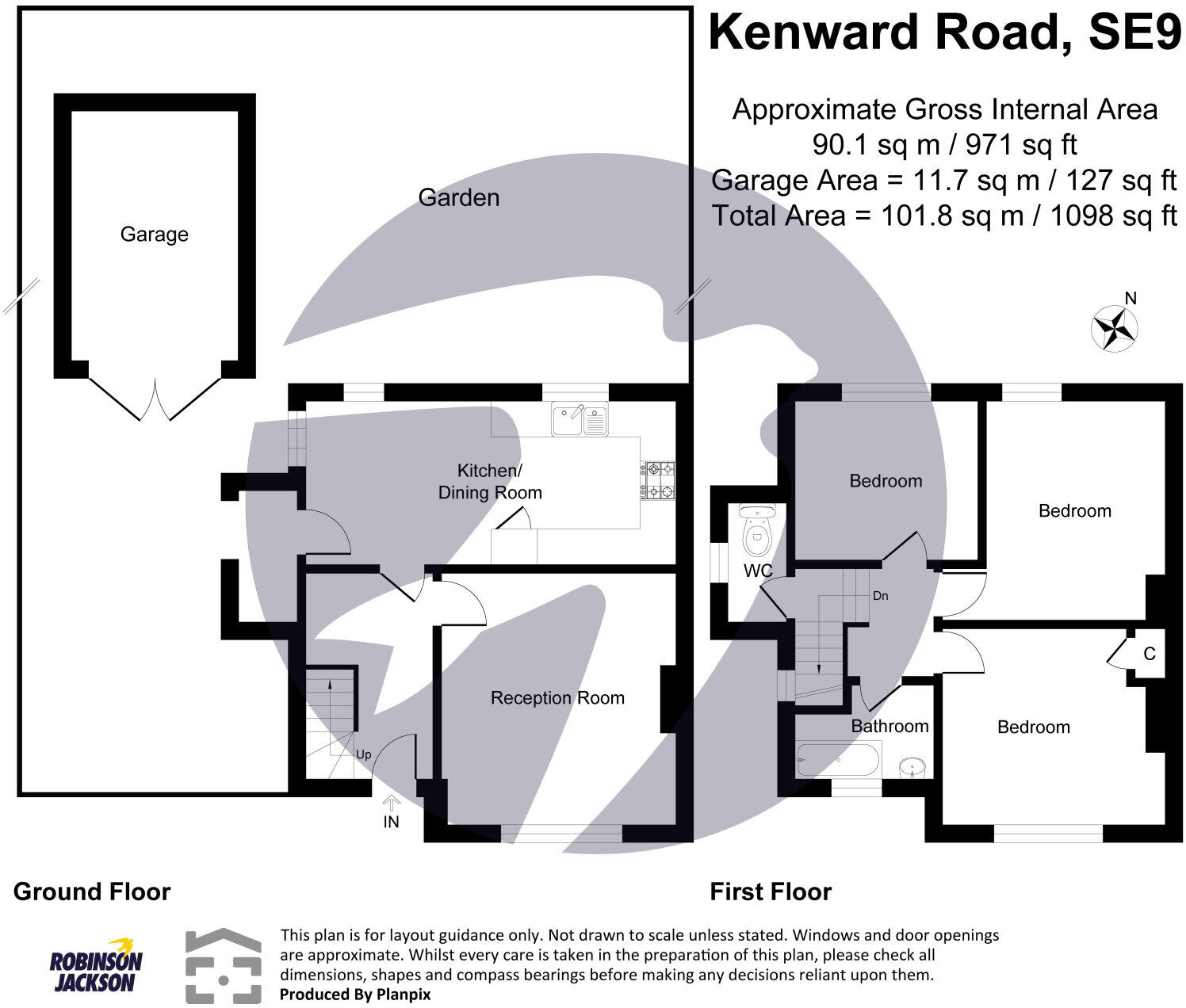 Kenward Road, London, SE9 floorplan
