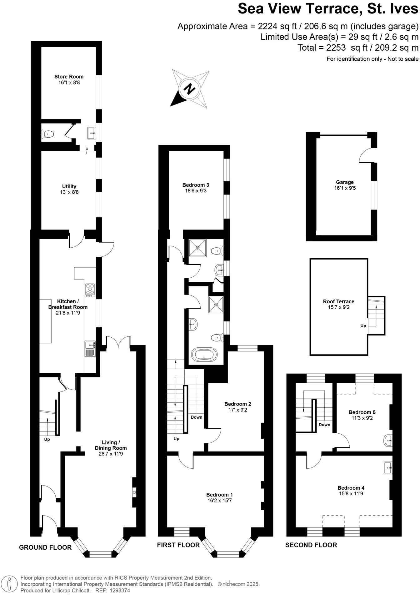 Sea View Terrace, St Ives, Cornwall floorplan