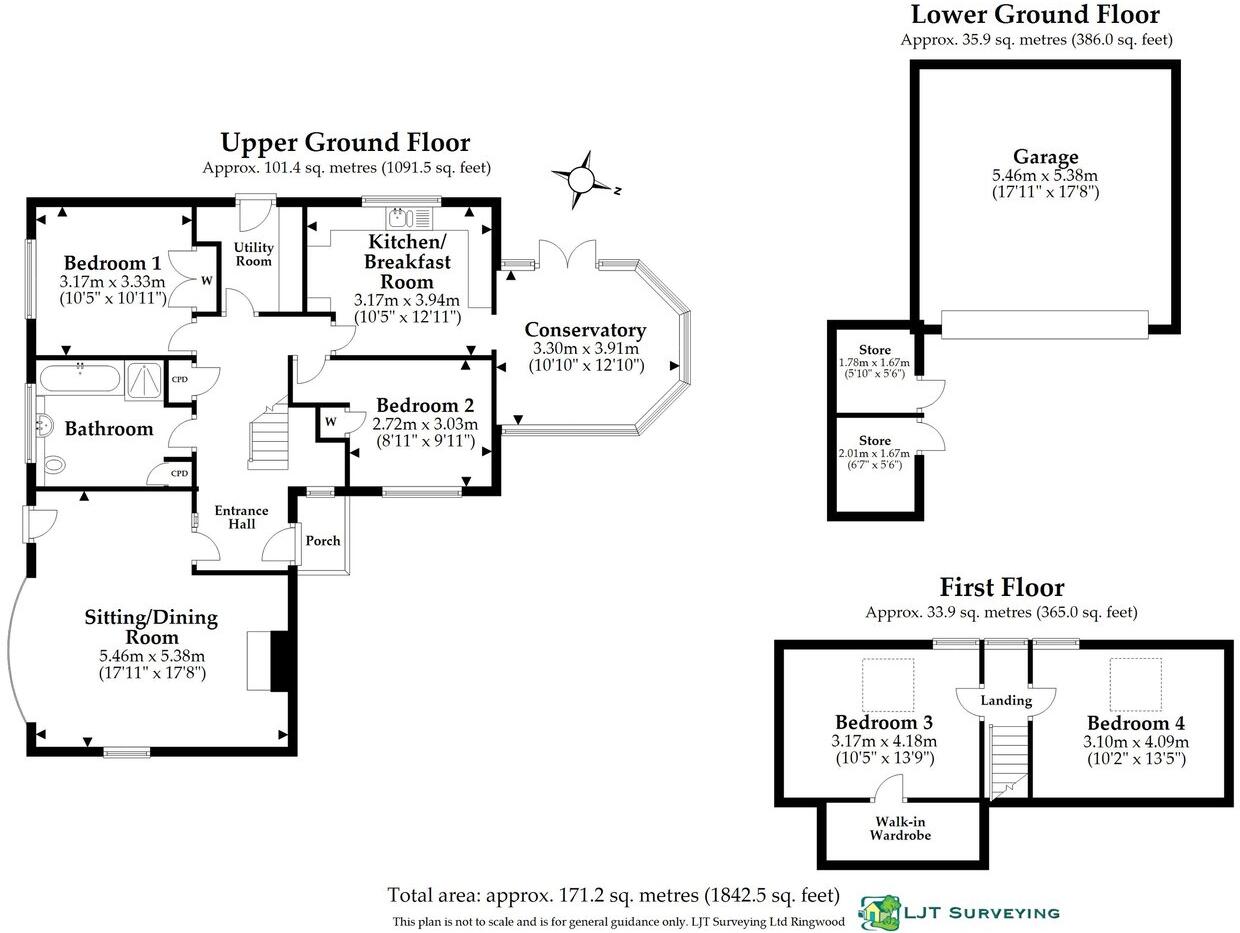 Coach Hill Lane, Burley, Ringwood, BH24 floorplan