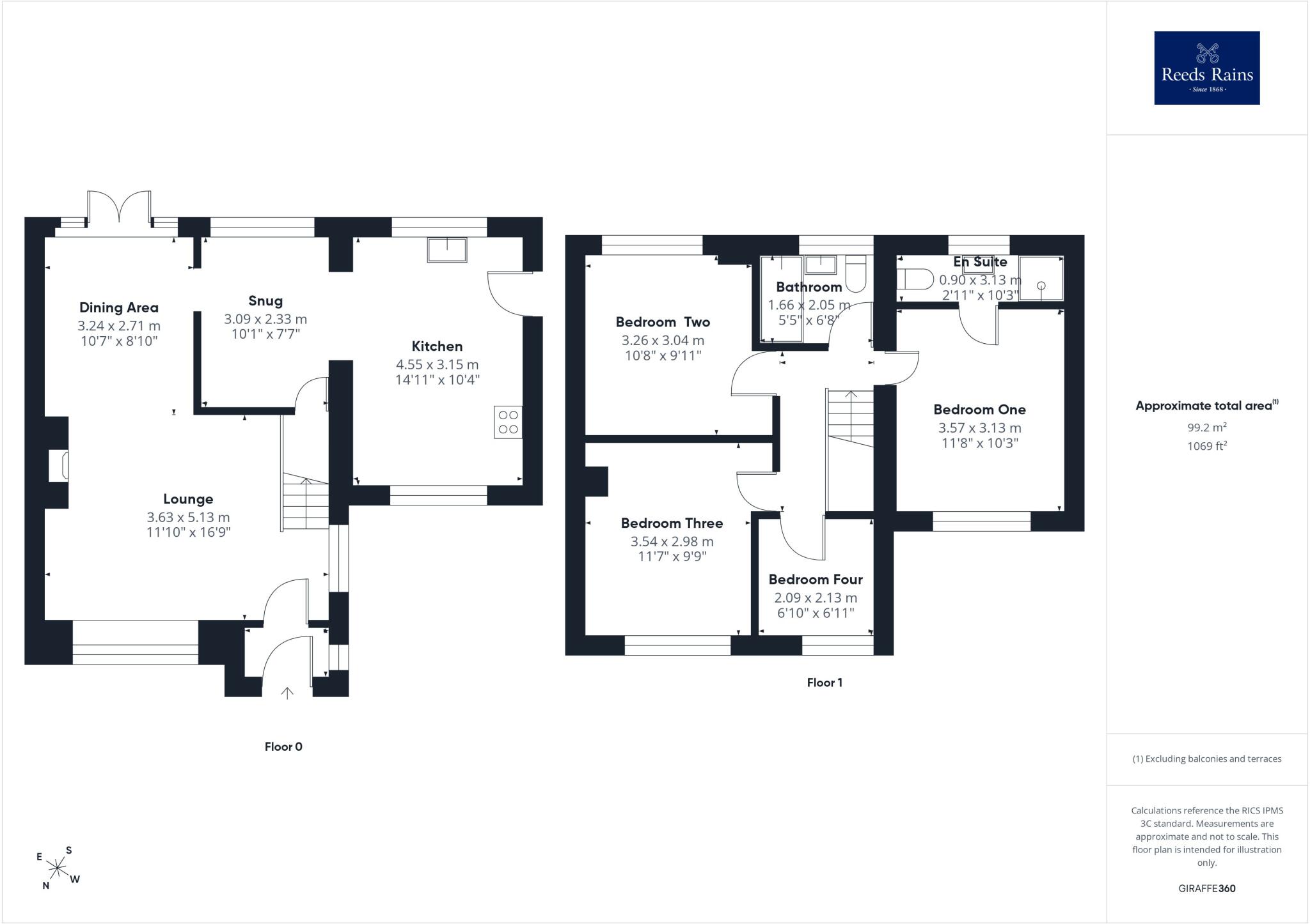 Manor Crescent, Walton, Wakefield, West Yorkshire, WF2 floorplan
