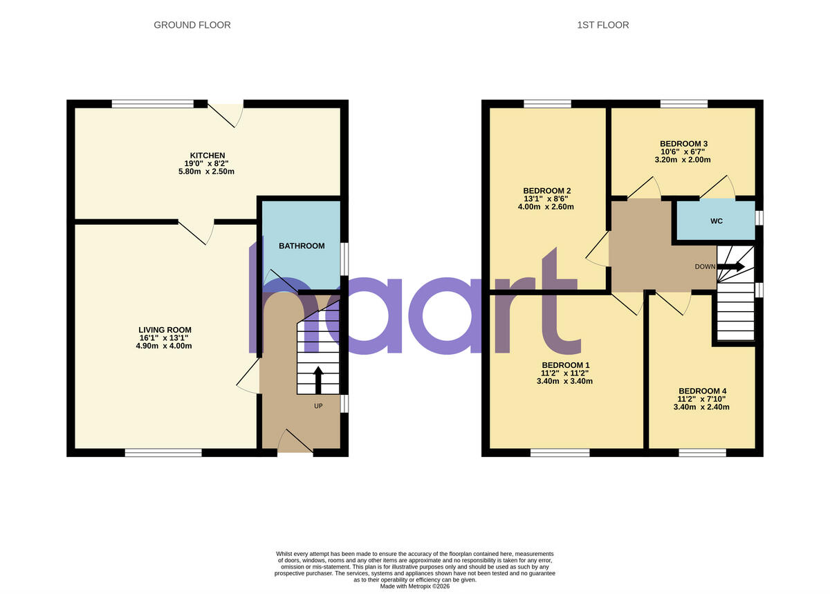 Boundary Crescent, Beeston floorplan