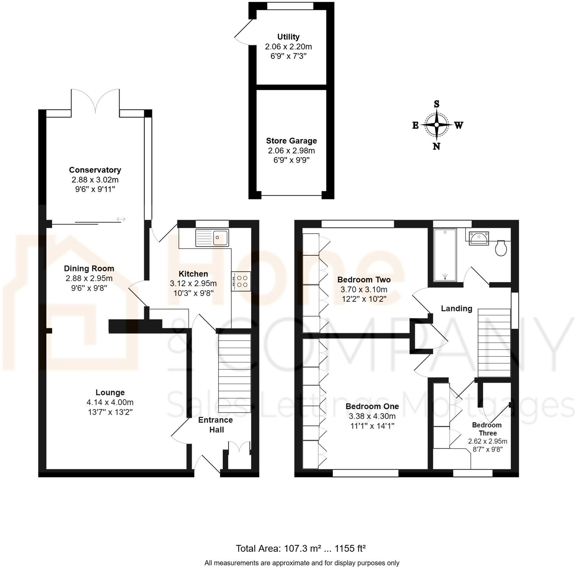 Cotton End Road, Wilstead, MK45 floorplan