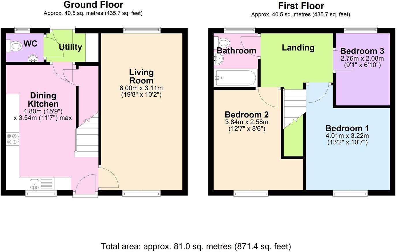 Wycar, Bedale floorplan