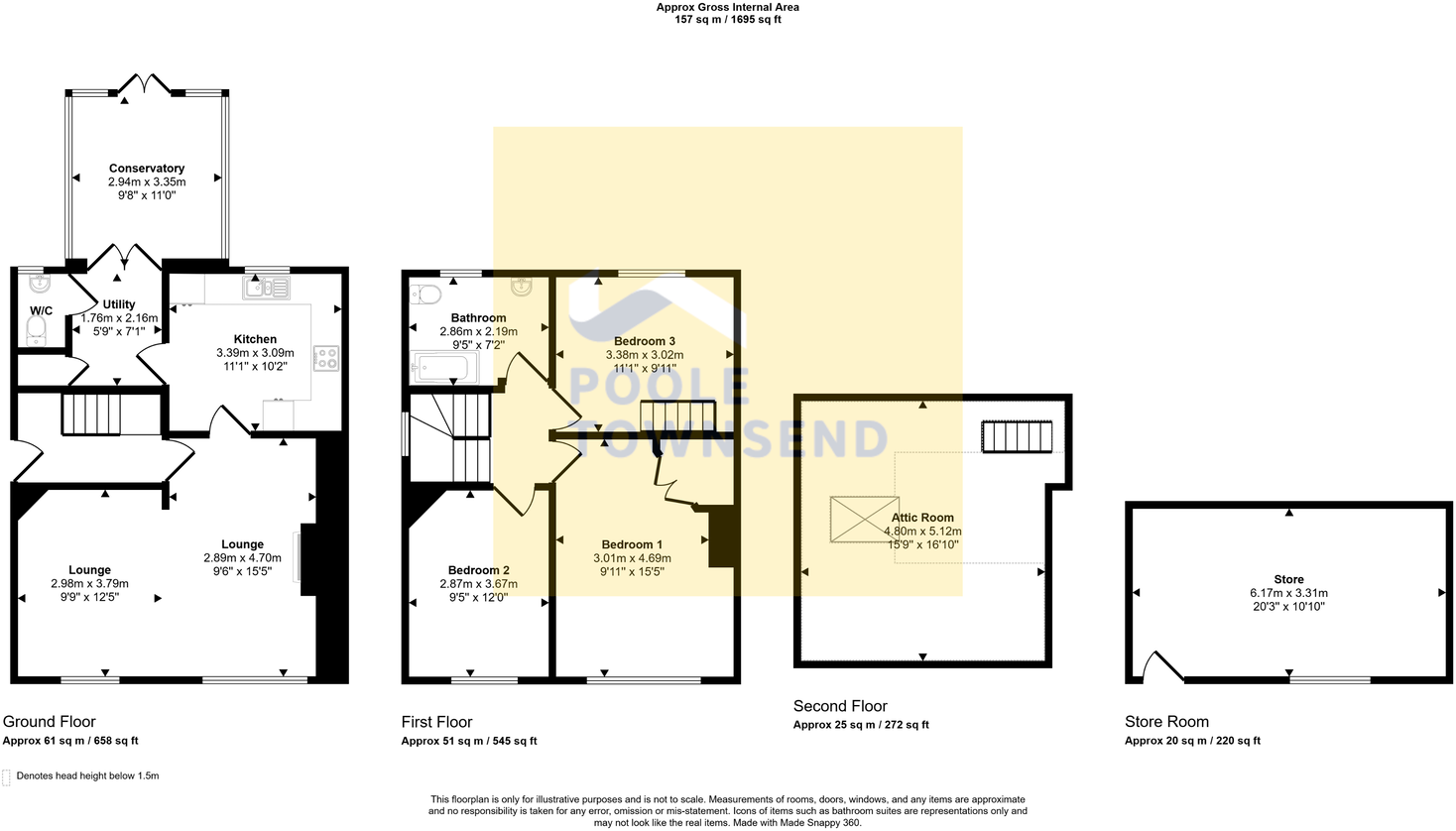 Lund Terrace, Ulverston floorplan