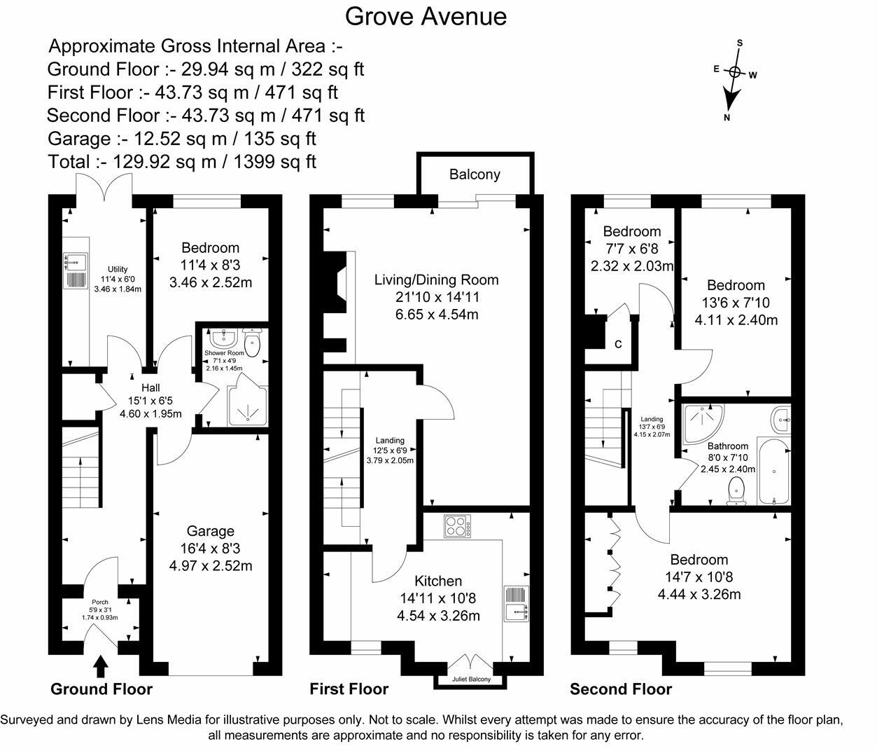 Grove Avenue, Lymm floorplan