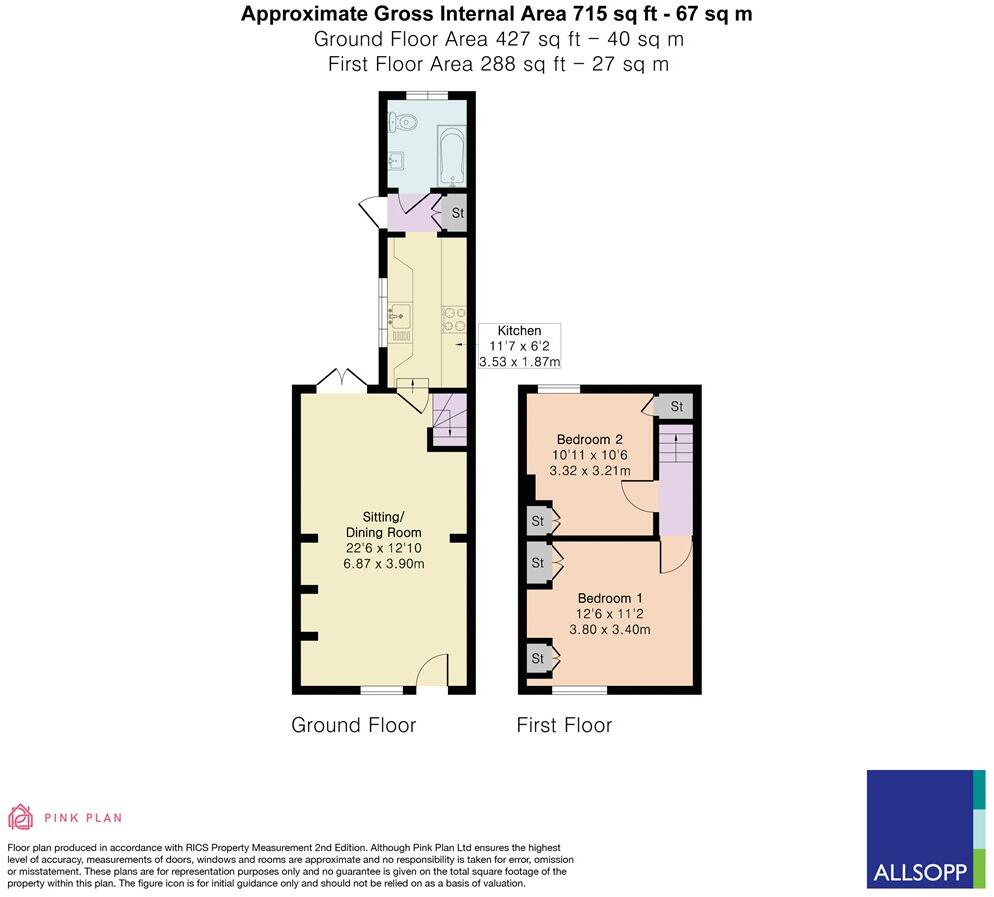Summer Street, Slip End, LU1 floorplan