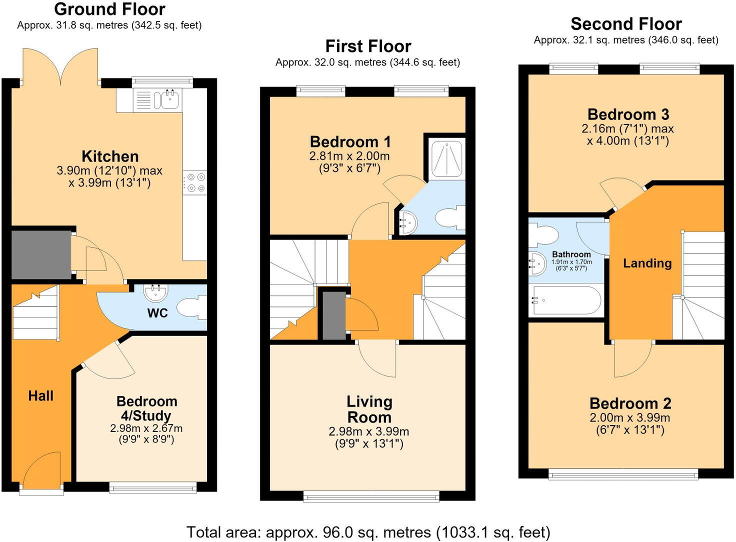 Rhodfa Ieuan, Capel Llanilltern, CF5 6GG floorplan
