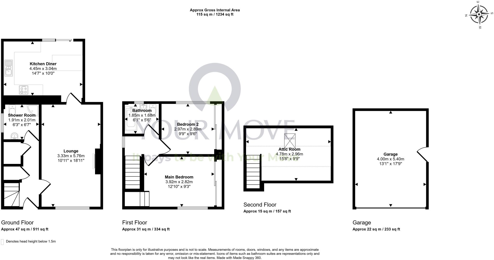 Woodside Terrace, Cardenden, Lochgelly, Fife, KY5 floorplan