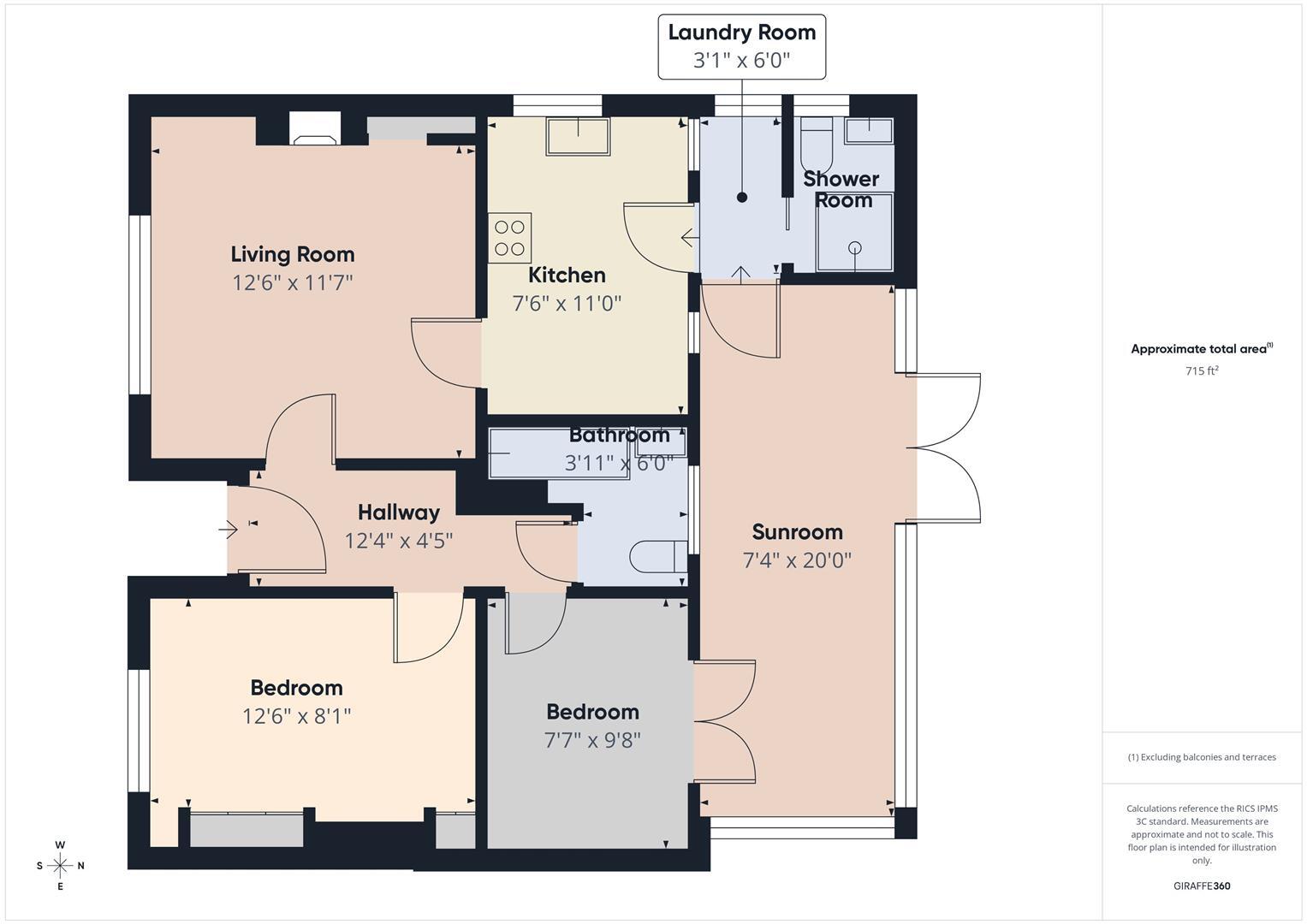 Nye Close, Cheddar floorplan