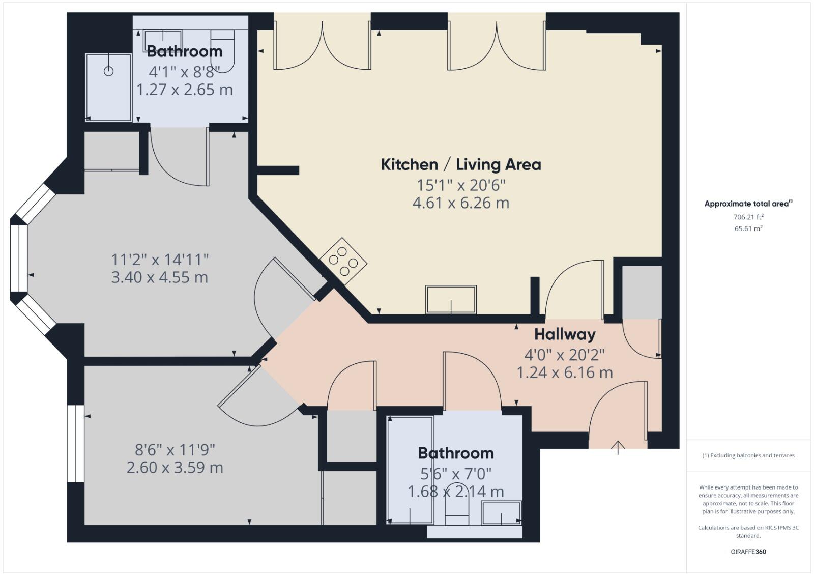 Honeywell Close, Leicester, LE2 floorplan