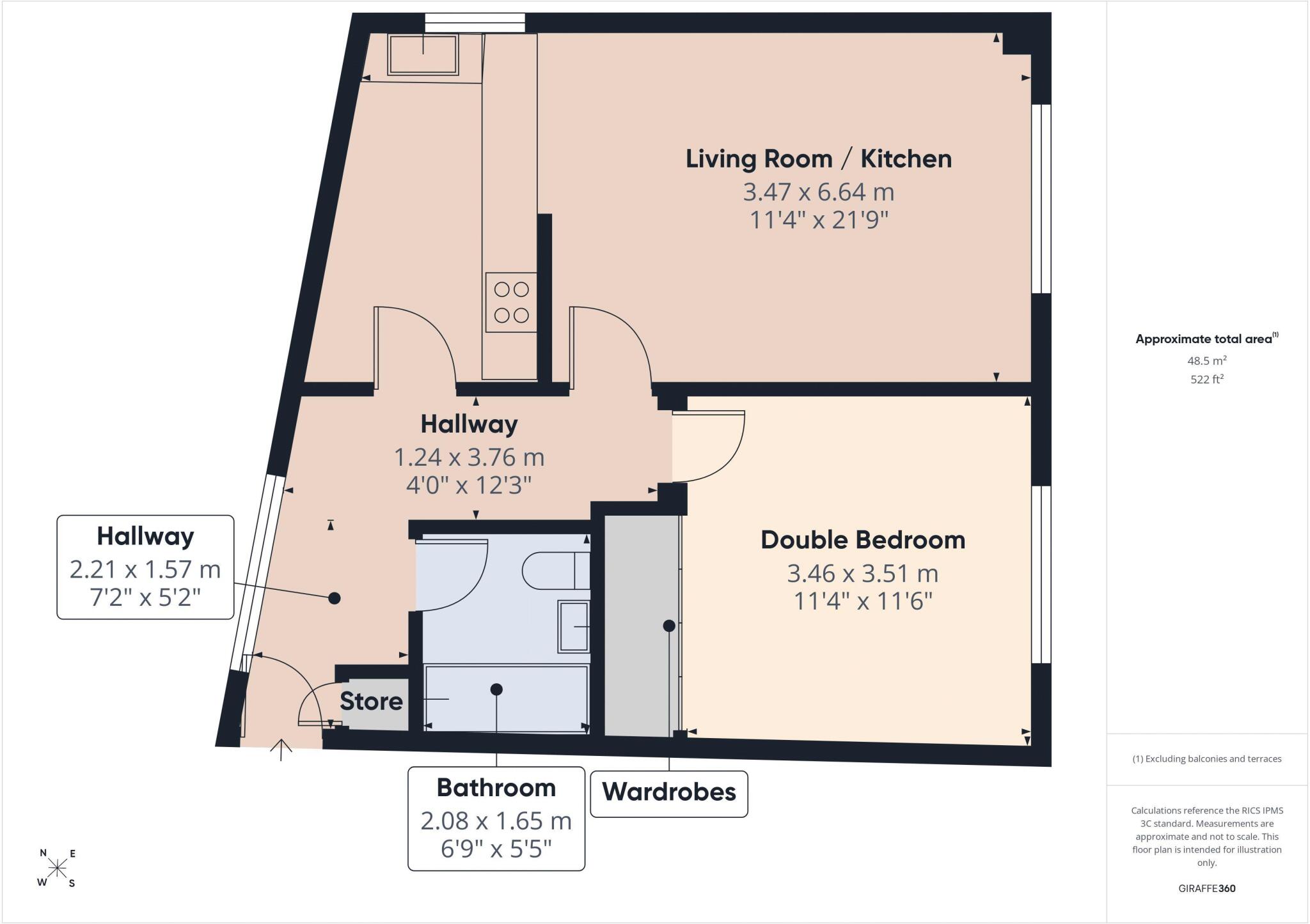 Timber Hill Road, Caterham Valley floorplan