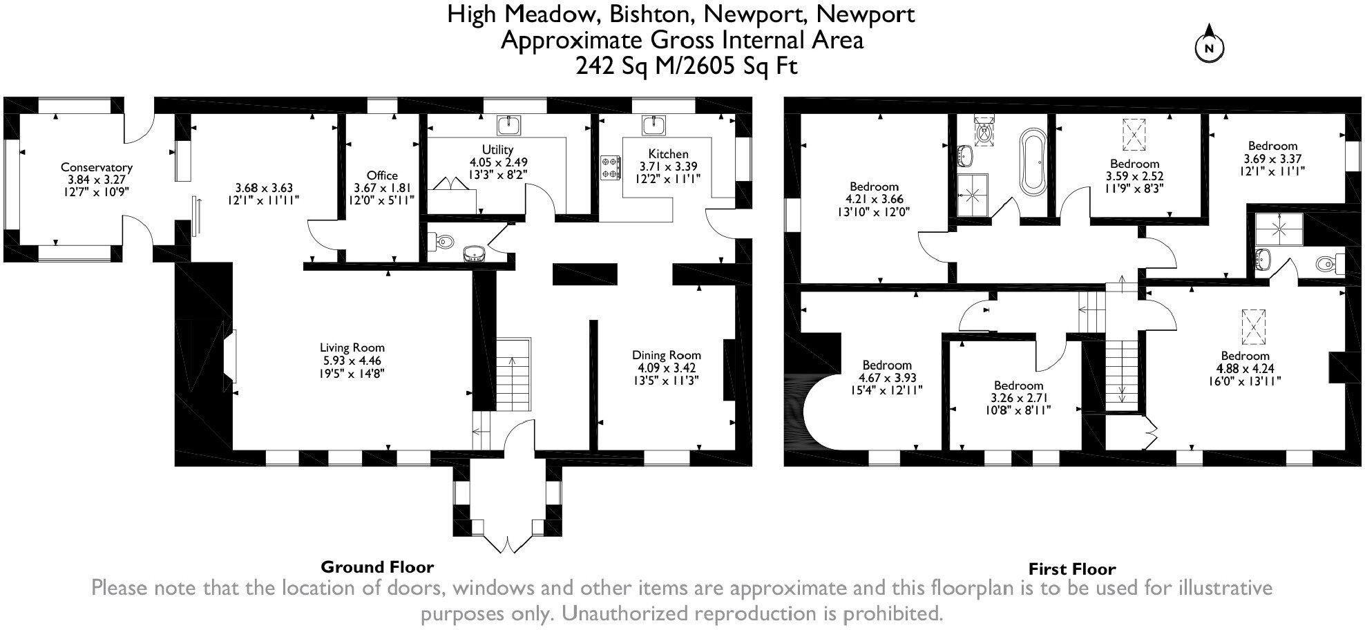 Bishton, Newport floorplan