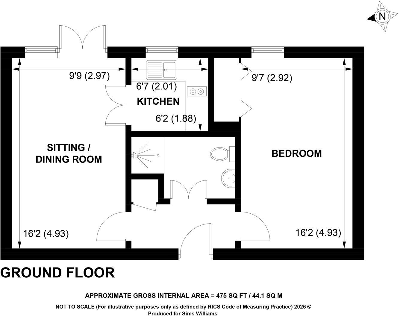 Fontwell Avenue, Eastergate floorplan