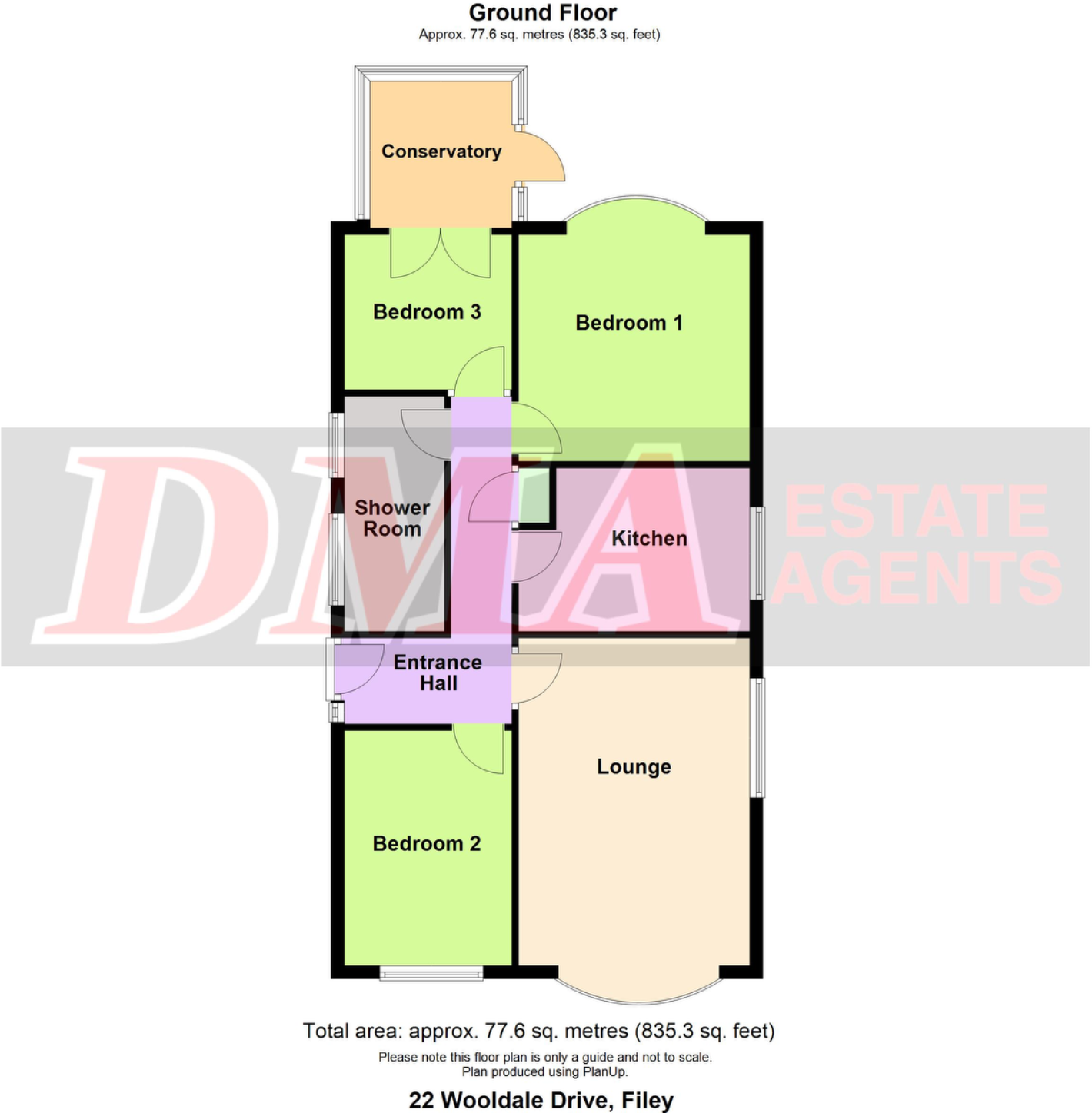 Wooldale Drive, Filey  YO14 9ER floorplan