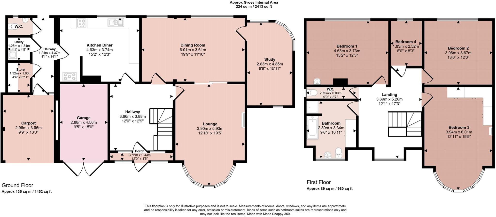 Burton Road, Melton Mowbray, Leicestershire floorplan