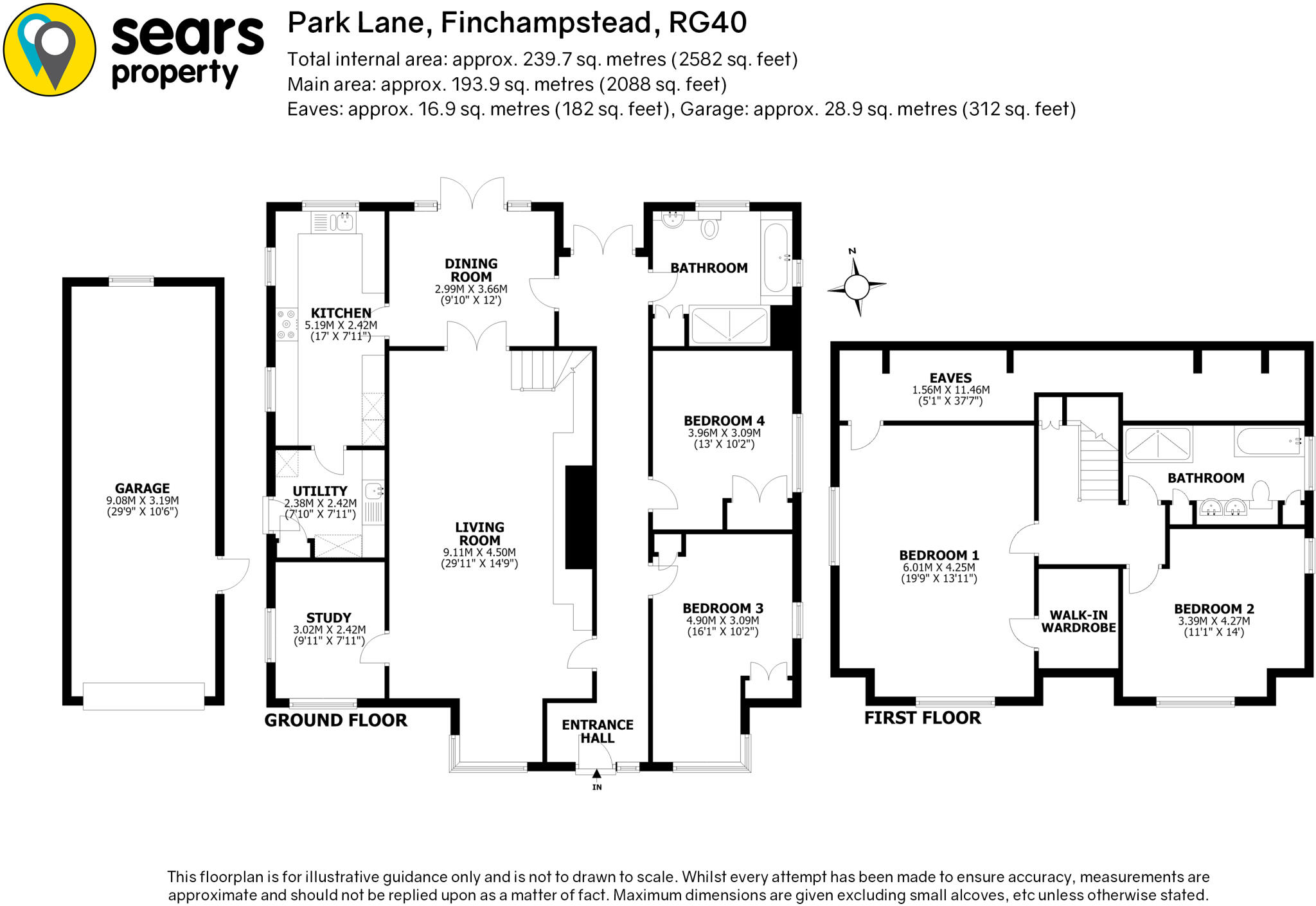 Park Lane, Finchampstead, RG40 floorplan