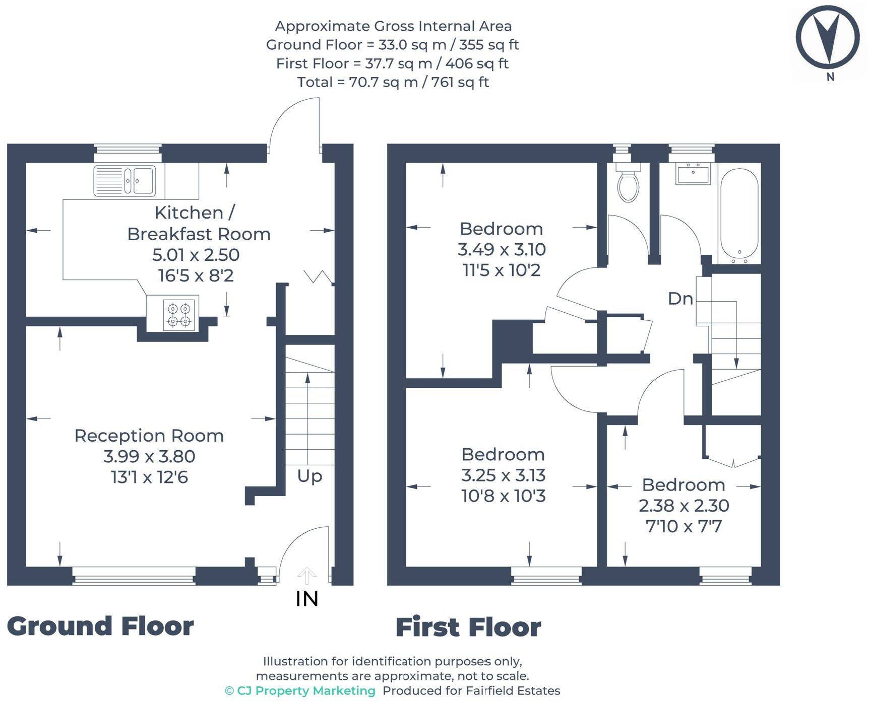 Hayling Road, South Oxhey, Watford, WD19 floorplan
