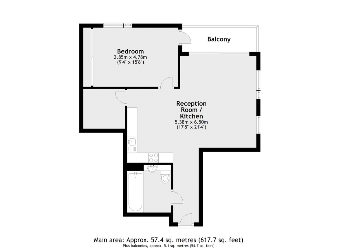 New Tannery Way, Southwark, London floorplan