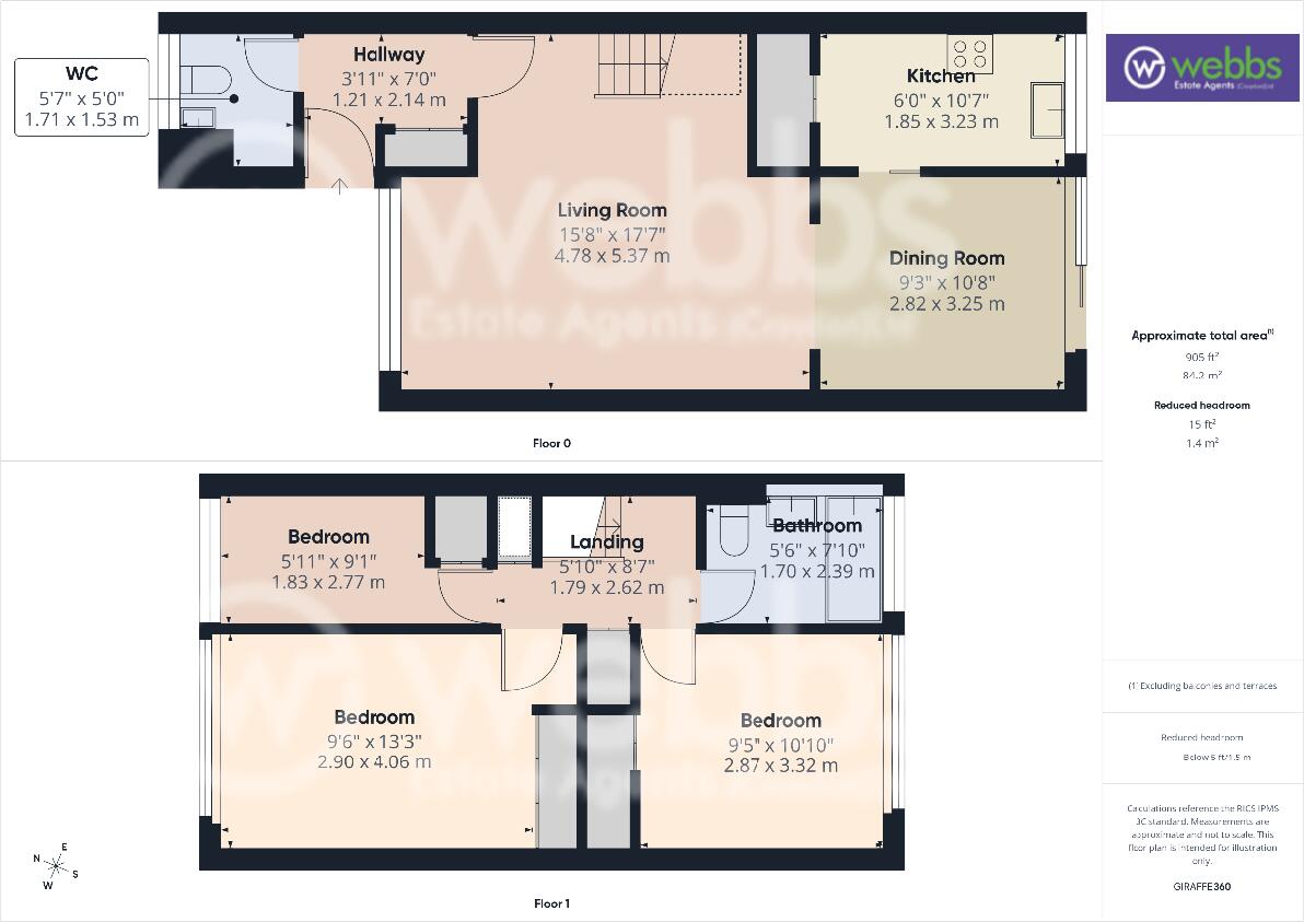 Woodpecker Mount, Forestdale, Croydon floorplan