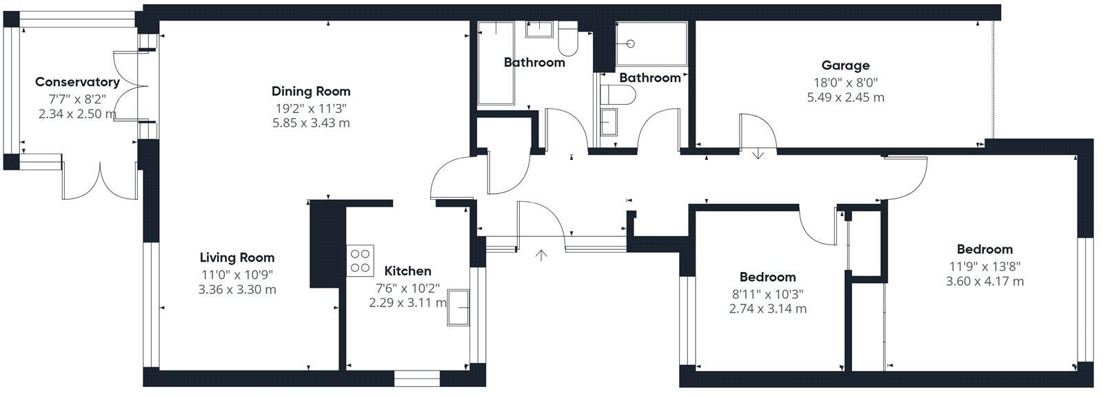 Oakleigh Way, Highcliffe, Christchurch, Dorset, BH23 floorplan