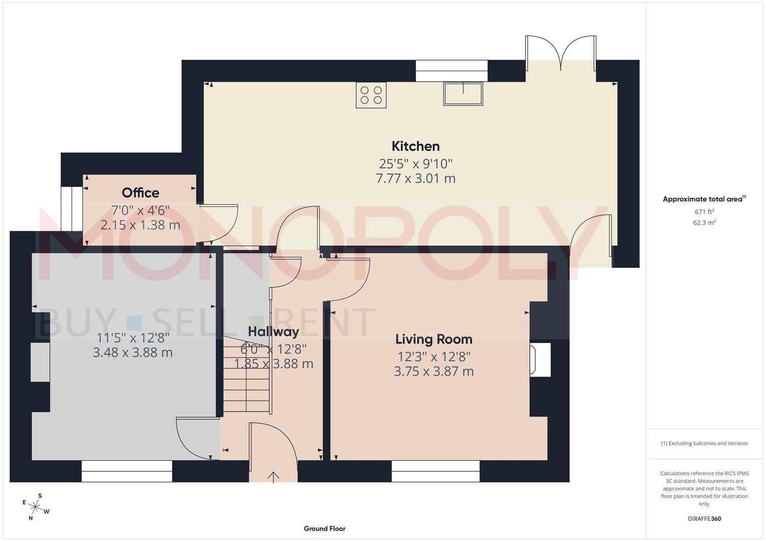 Rhydygaled, New Brighton, Mold floorplan