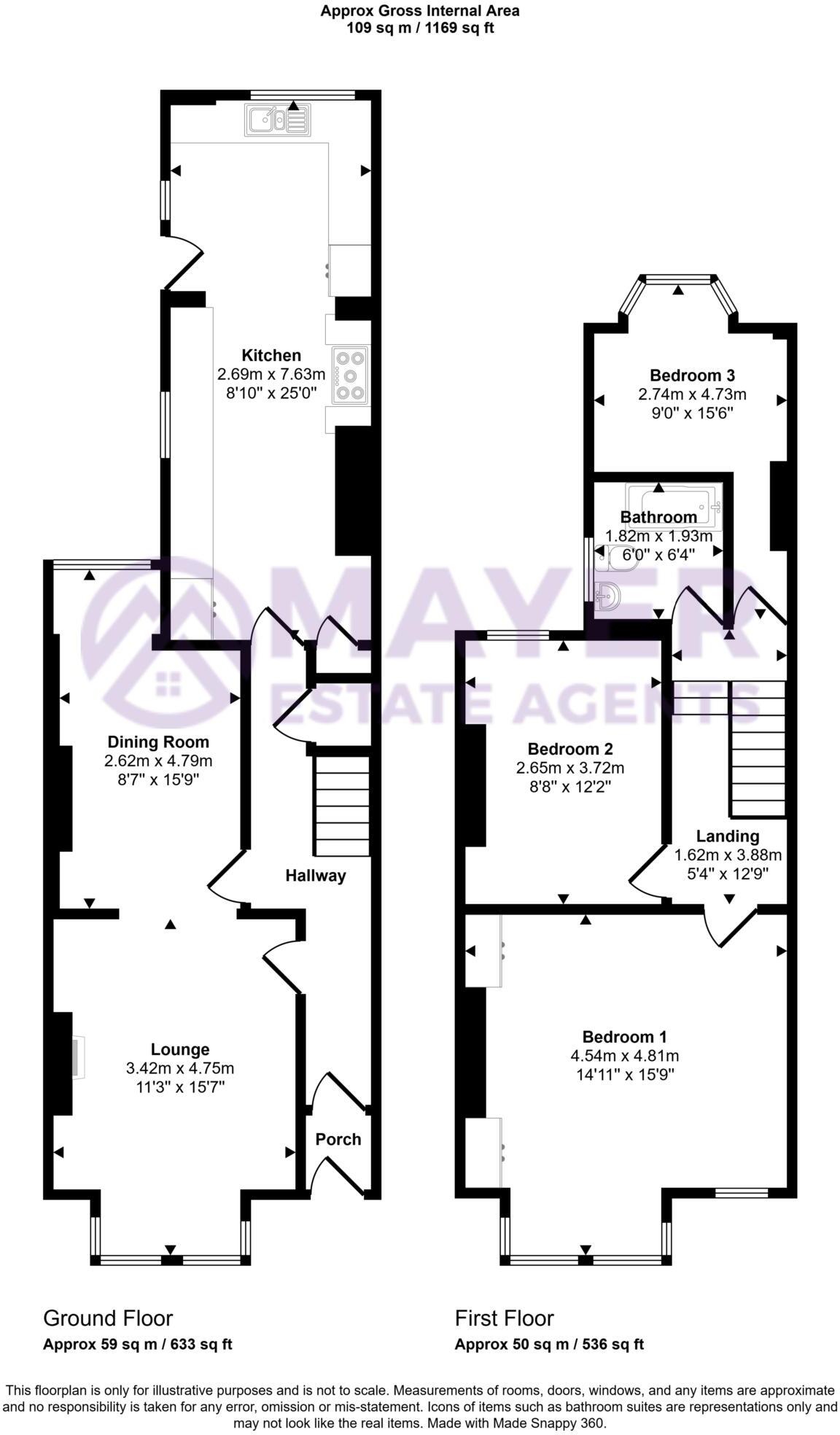 Elphinstone Road, Plymouth floorplan
