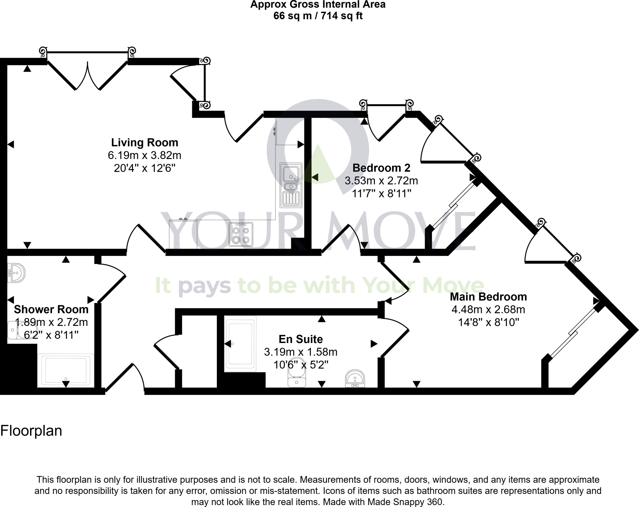 St. Josephs Court, Dundee, Angus, DD1 floorplan