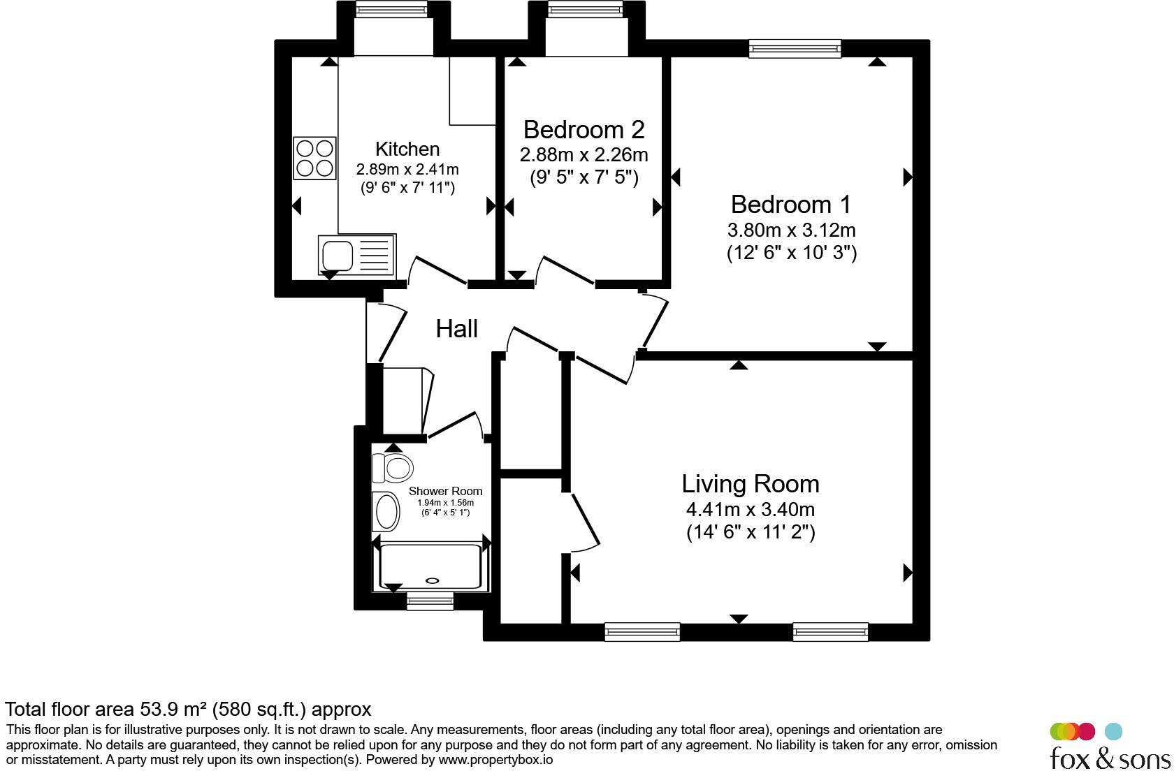 Elm Grove, Lancing floorplan