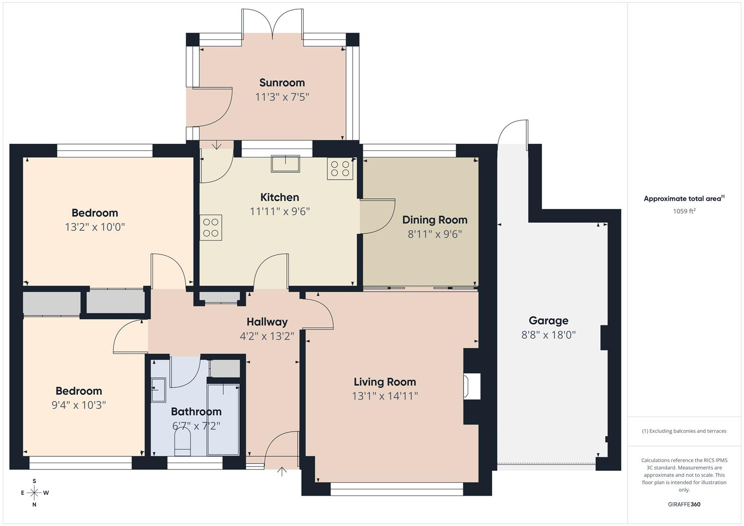 Parklands, Mumby, Alford floorplan