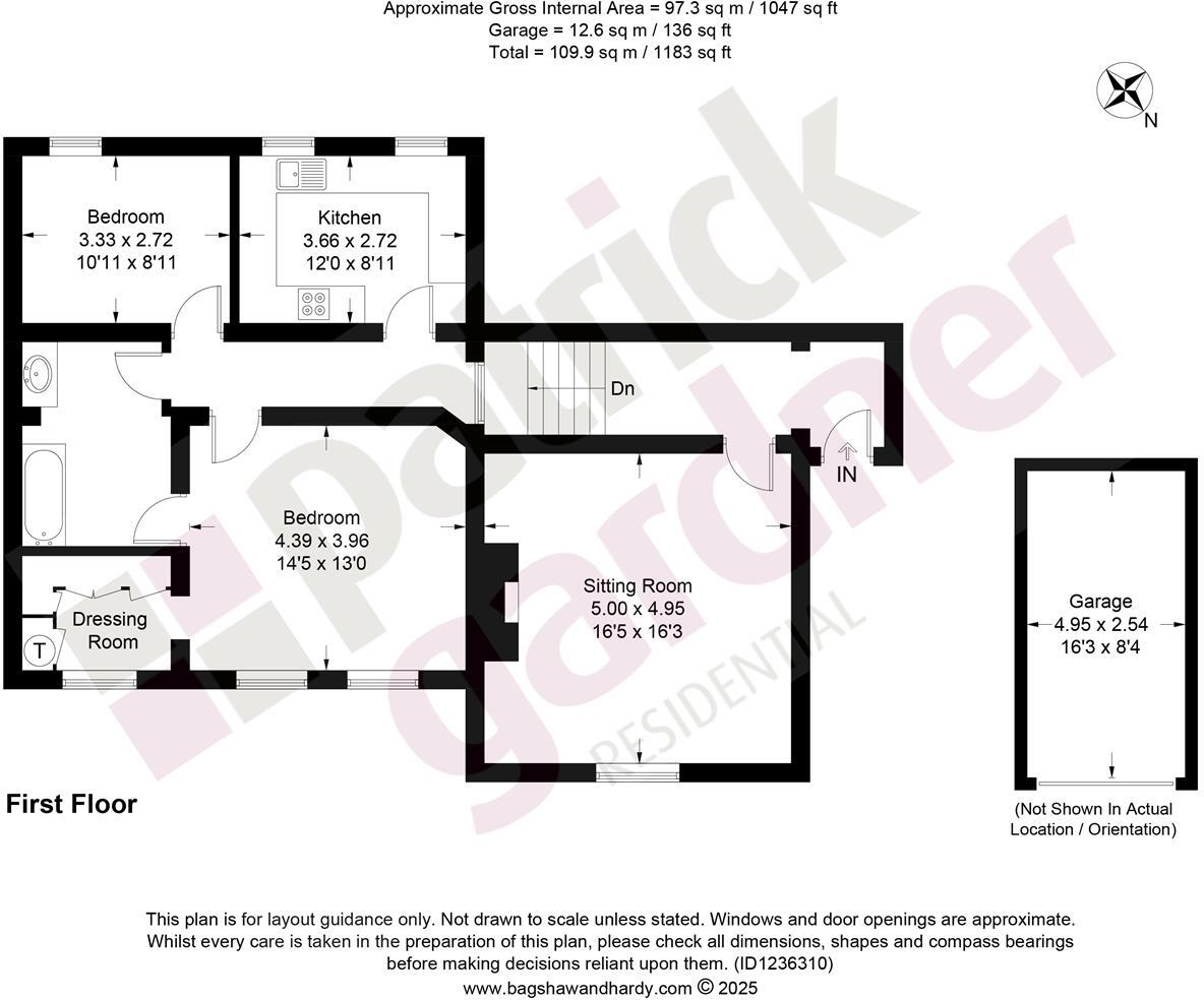 PIXHAM LANE, DORKING, RH4 floorplan