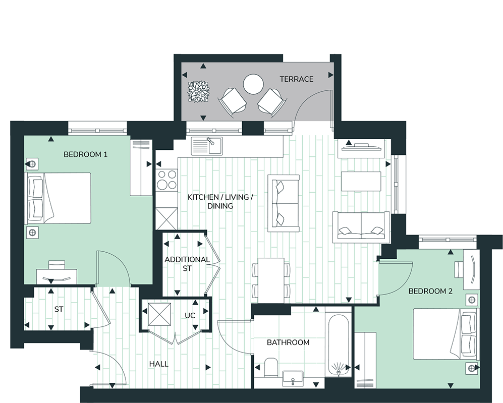 100 Woodgate Drive,
London,
SW16 5SE floorplan