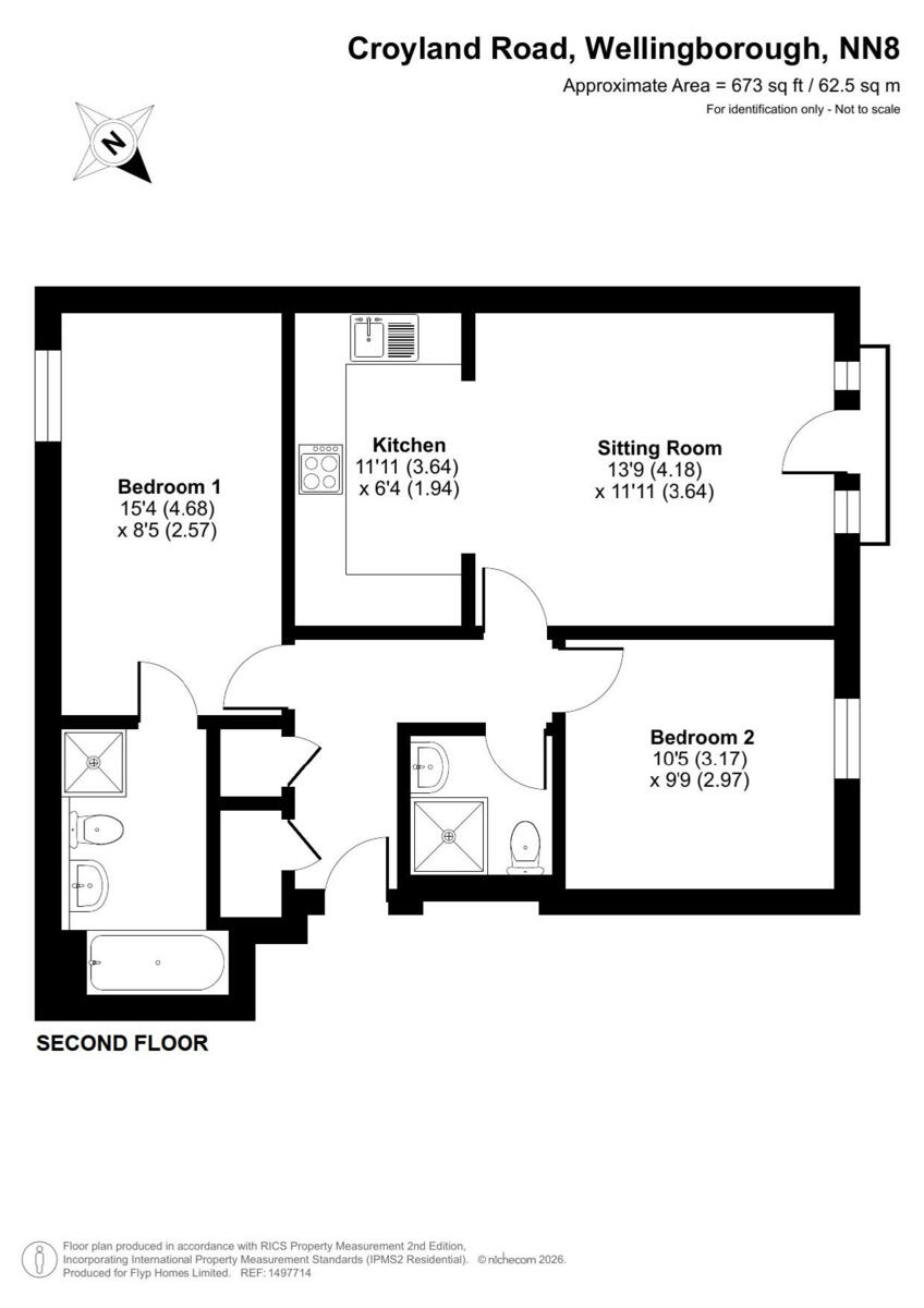 Croyland Road, Wellingborough floorplan
