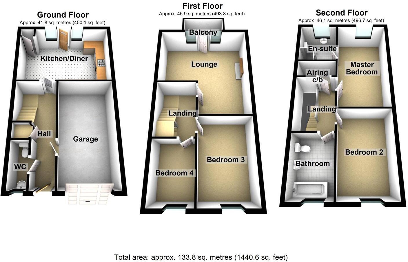 Fernie Court, Husbands Bosworth floorplan