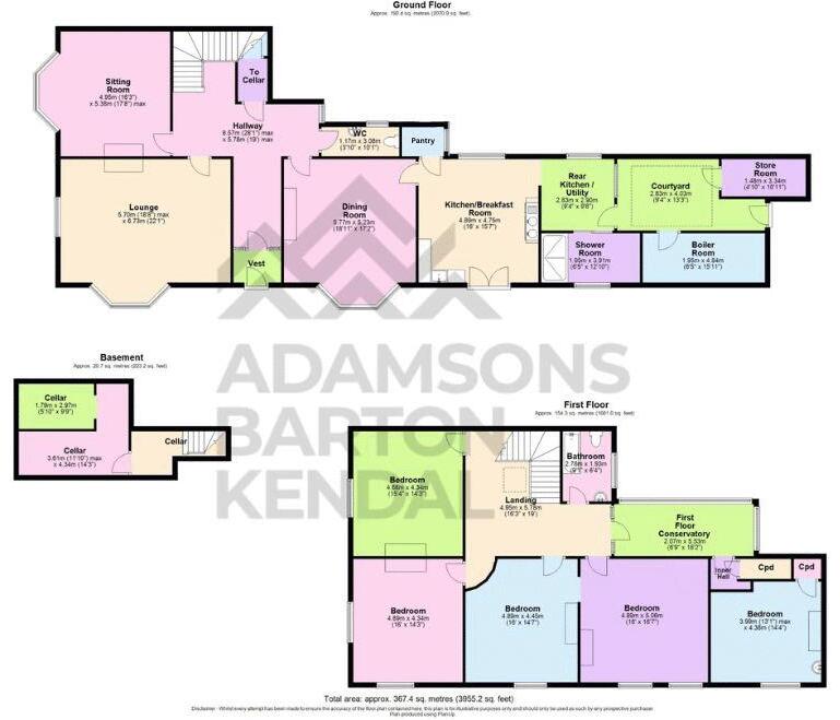 Lee Cottage, Great Lee, Shawclough OL12 6NJ  floorplan