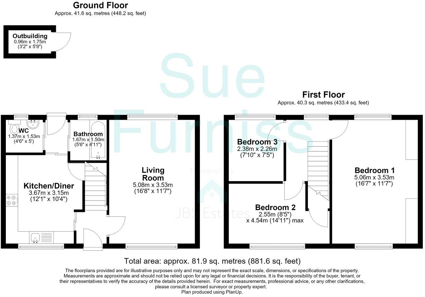 Poolsbrook View, Poolsbrook, Chesterfield floorplan