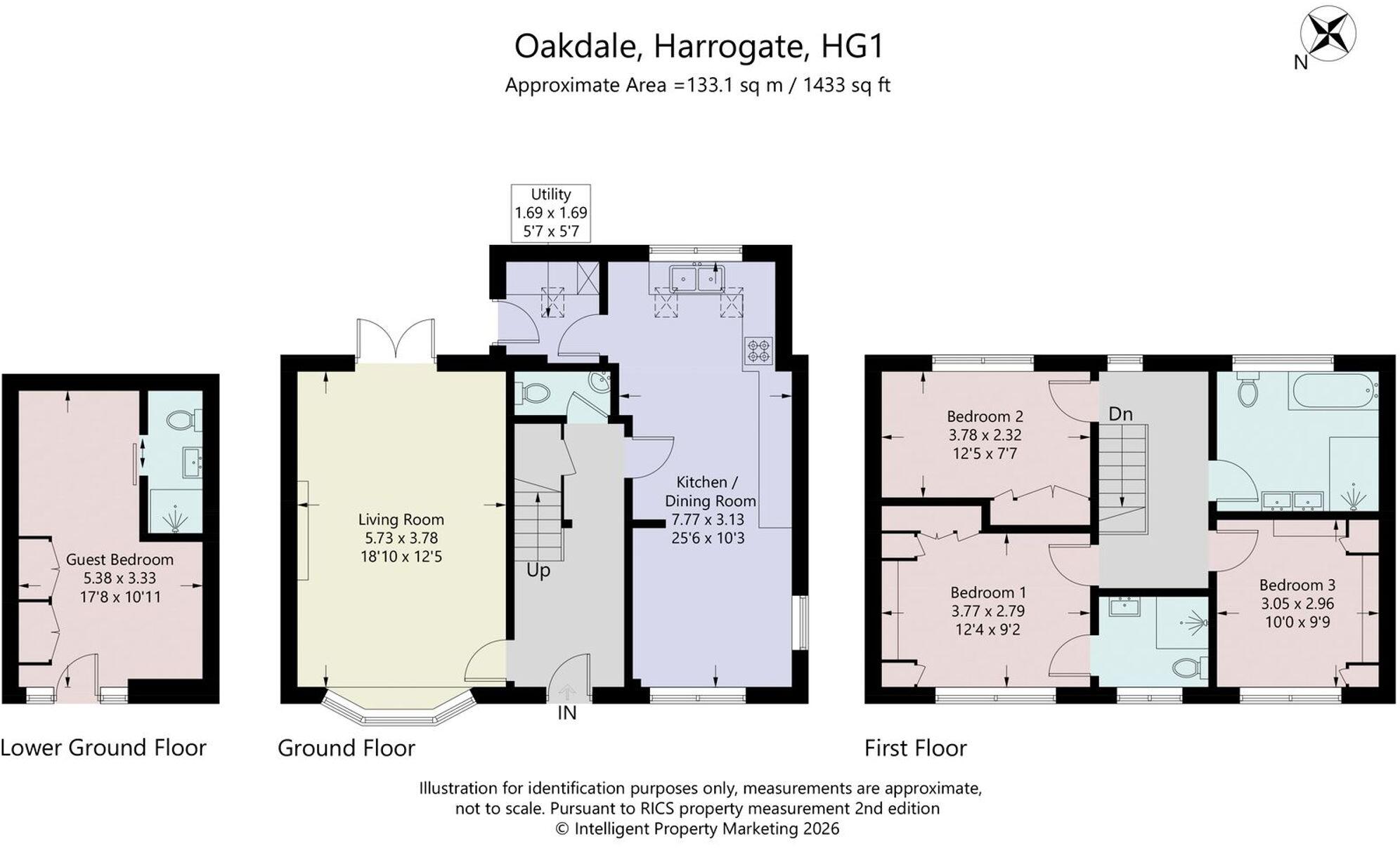 Oakdale, Harrogate, HG1 floorplan