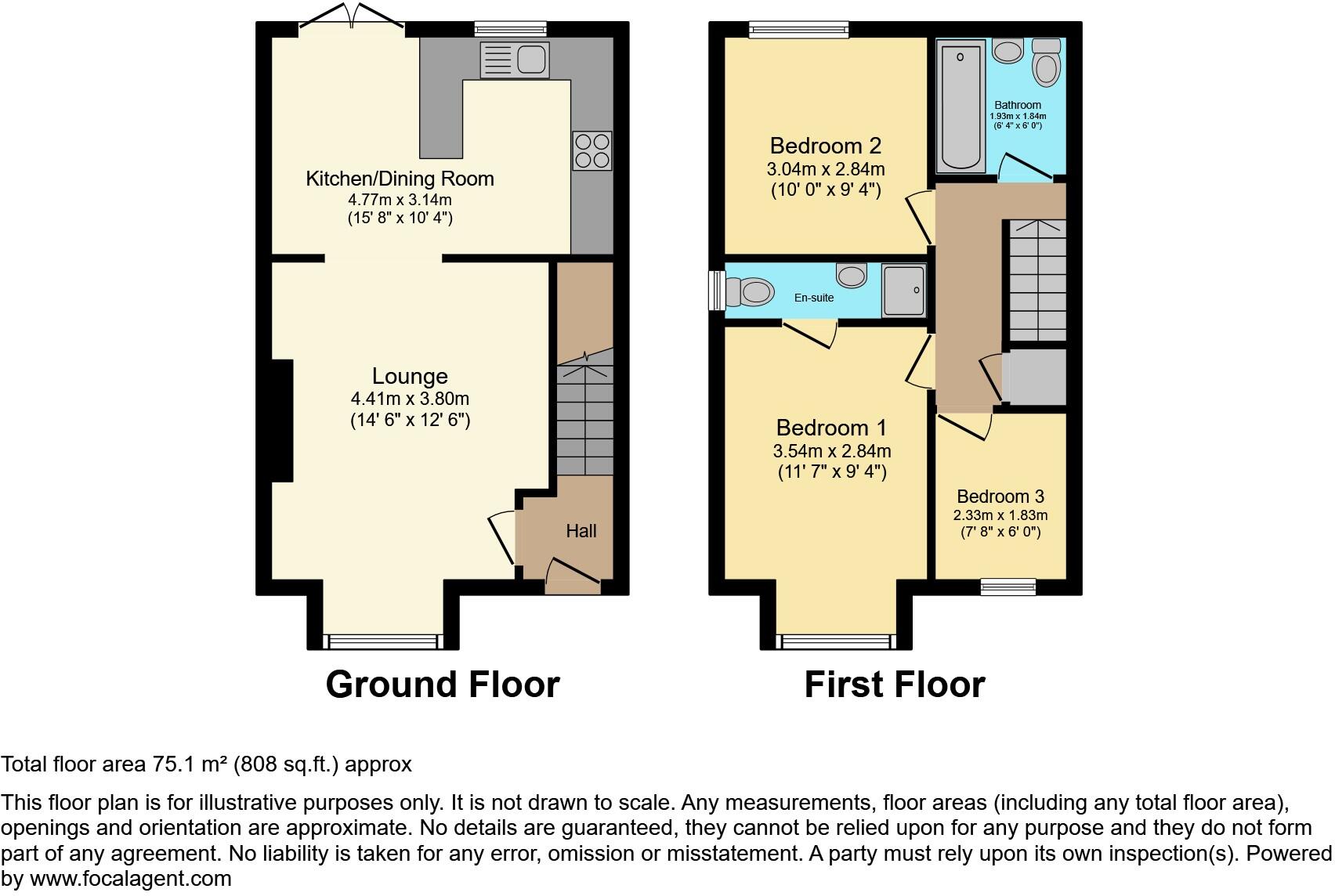 Hyde Park, Rhyl, LL18 floorplan