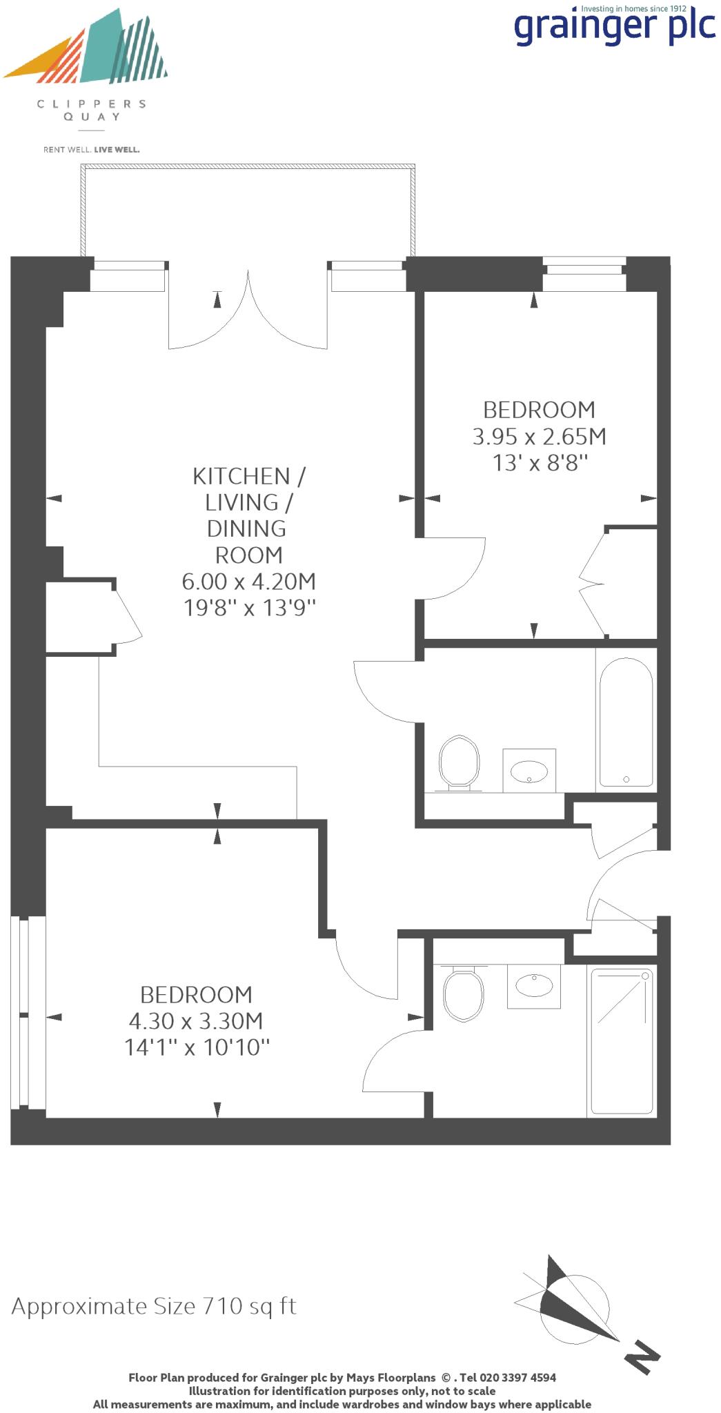 Clippers Quay, Salford Quay Salford M50 floorplan