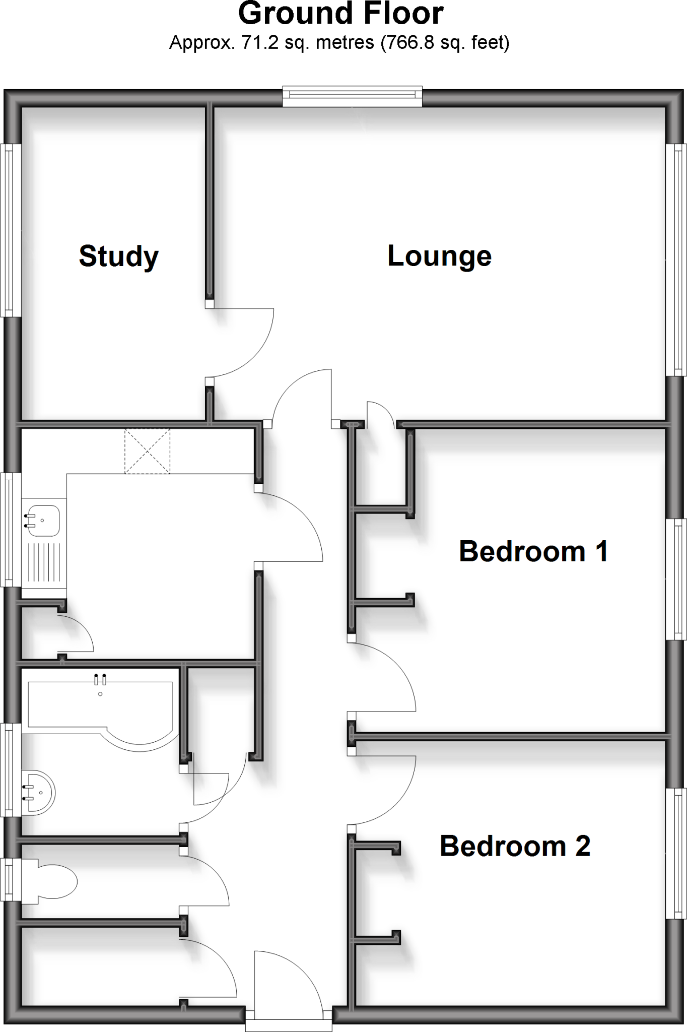 Juniper Square, Havant, Hampshire floorplan