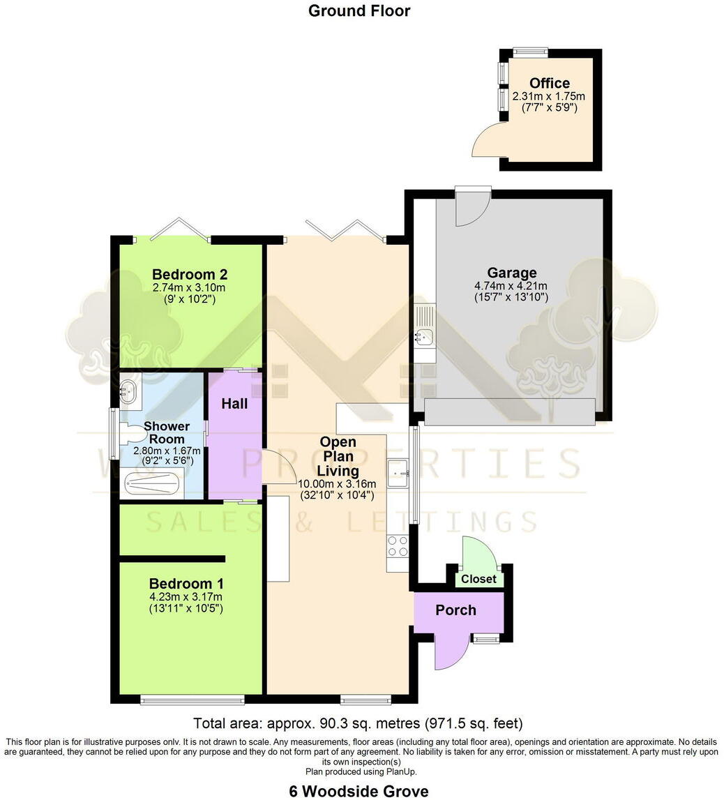 Woodside Grove, Blackburn, BB2 4QP floorplan