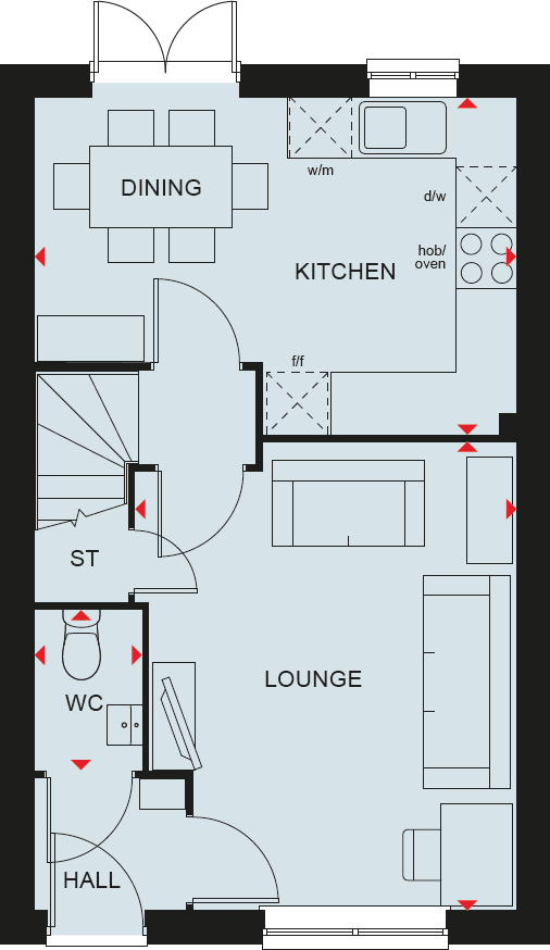 Diamond Road,
Northway,
Tewkesbury,
GL20 floorplan