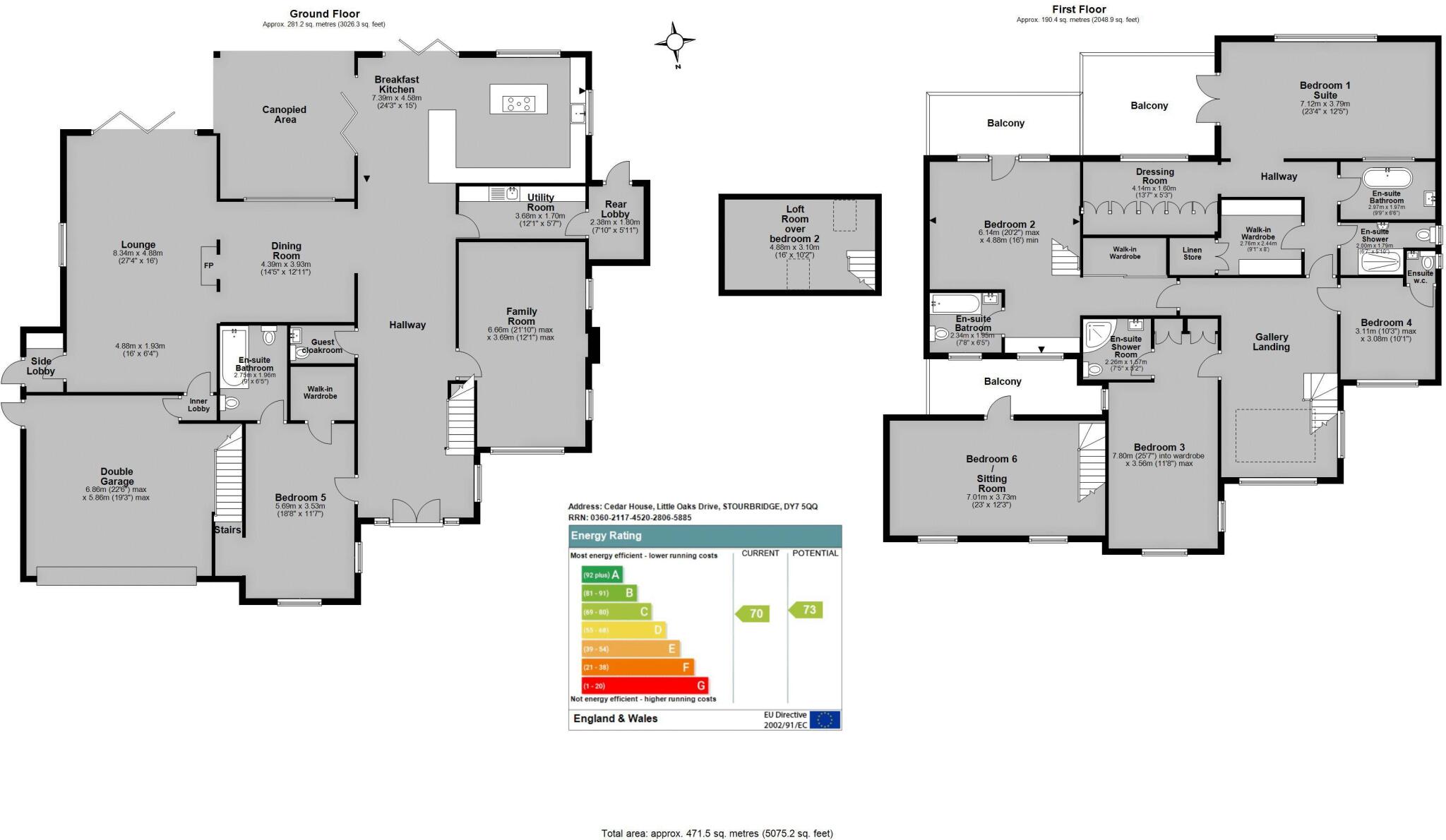 Little Oaks Drive, Lawnswood, Stourbridge floorplan