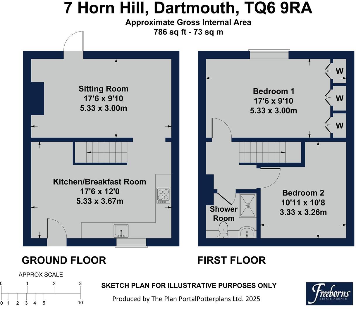 Horn Hill, Dartmouth floorplan