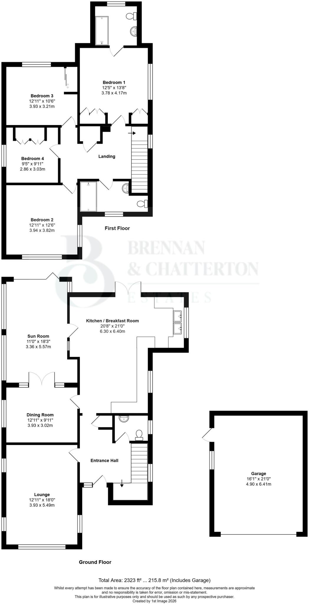 Sea Avenue, Rustington, BN16 floorplan