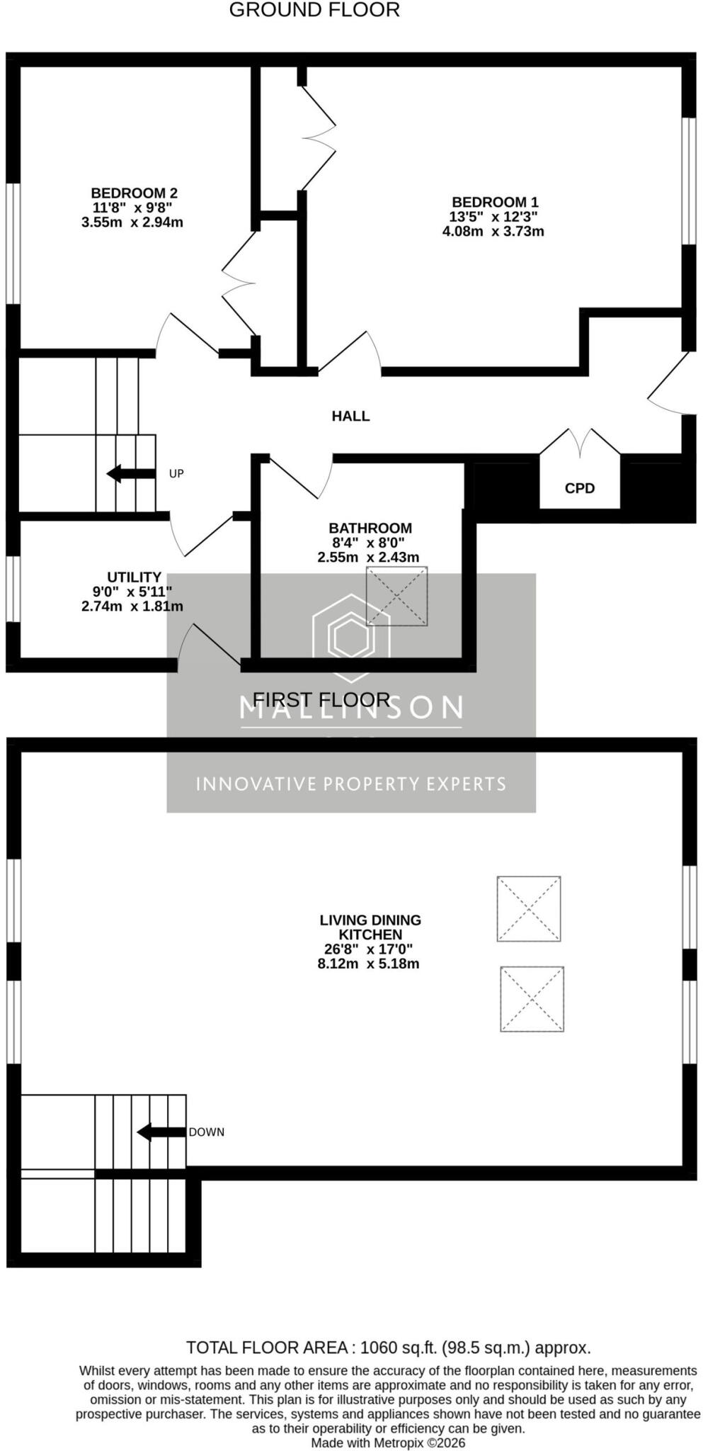 Royd Moor Hall Farm, Royd Moor Road, Thurlstone, Sheffield, S36 7RD floorplan