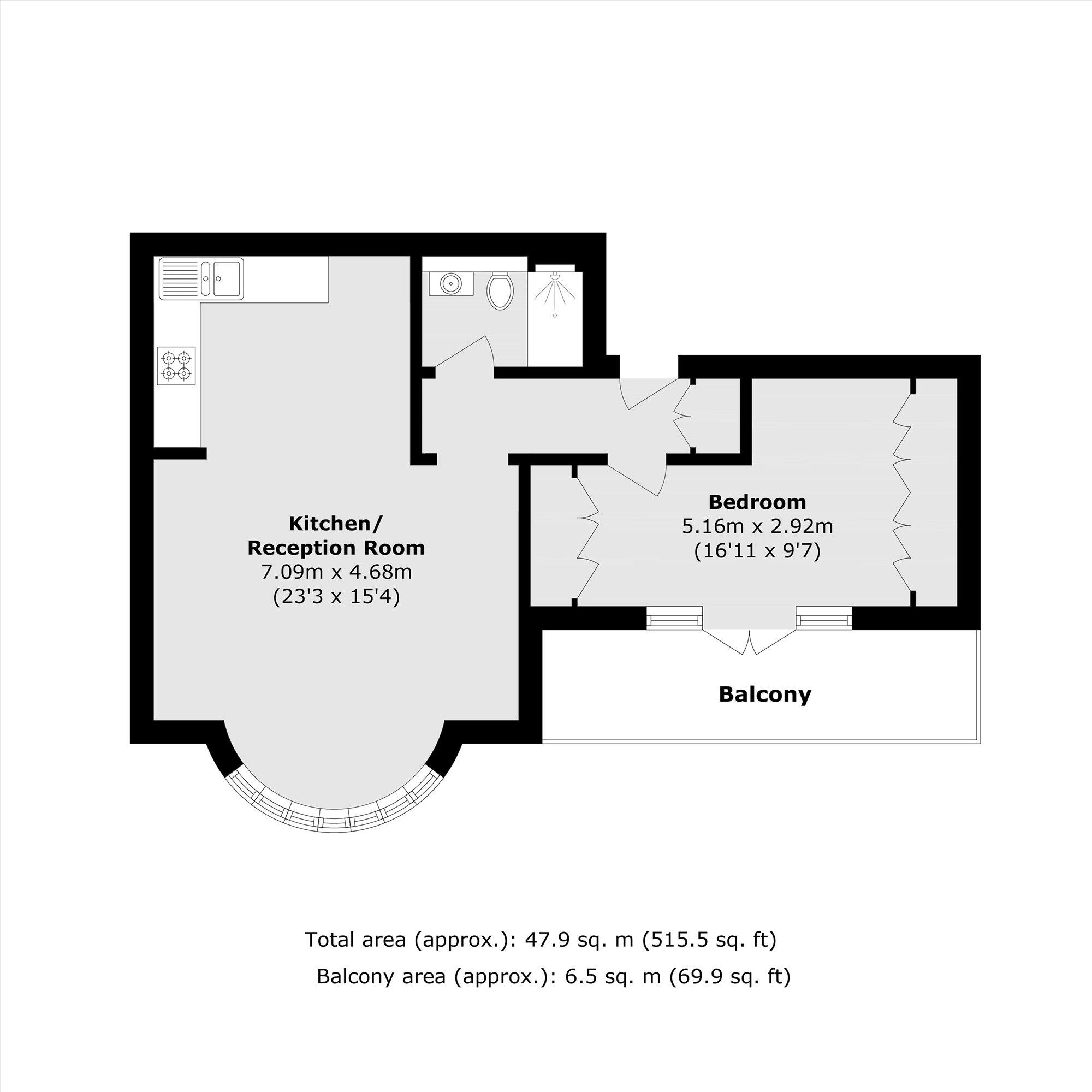 Minster Road, West Hampstead floorplan