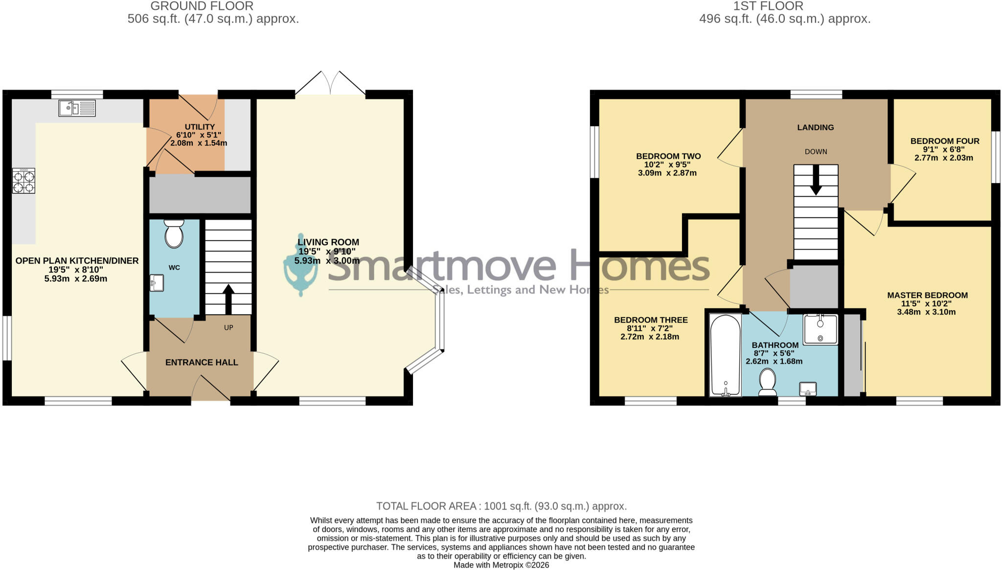 Hesketh Close, Codnor floorplan